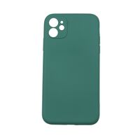 Husa protectie Vafy compatibila cu Apple iPhone 12 Liquid Silicone Case Verde