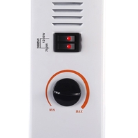 Convector Electric Clasic, Vafy, 2000W, 3 Trepte de Putere, Termostat, 53x19.8x38 cm, Alb