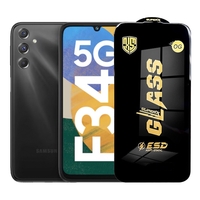 Folie de Protectie pentru Samsung Galaxy F34, Vafy, Sticla Securizata ESD, Margini Negre, Rezistenta la Zgirieturi, Antistatica, 0.35 mm, Transparenta