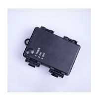Set 5 Lampi LED cu baterii, de exterior Model Brad, pentru gradina, Vafy, 35.5 cm, Alb Cald