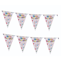Set 9 Accesorii pentru Masa, Petrecere, Flippy, Model Happy Everyday, 78 buc, Multicolor