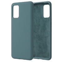 Husa protectie Vafy compatibila cu Samsung Galaxy S21 Ultra Liquid Silicone Case Verde