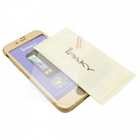 Husa Apple iPhone 6/6S IPAKY Full Cover 360 Auriu + Folie Cadou