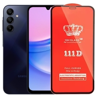 Folie Sticla Securizata pentru Samsung Galaxy A15/A15 5G, Vafy, Compatibila cu Samsung Galaxy A15/A15 5G, Full Cover 111D, HD, Margini Negre, Transparenta