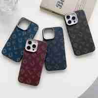 Carcasa Magnetica, Vafy, Compatibila Apple iPhone 17, din Fibra de Carbon, Litere Fosforescente, Portocaliu
