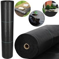 Folie agrotextil, mulcire, antiburuieni, filtru UV, 100 x 1.1metri, 70g/m2, negru