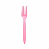 Set Furculite de Unica Folosinta, Flippy, 10 Bucati, Plastic Rezistent, 15.5 x 2.5 cm, Roz