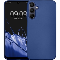 Husa de Protectie Matte TPU, Vafy, pentru Samsung Galaxy A35 5G, Protectie Camera, Antisoc, Antizgariere, Antialunecare, Acoperire Completa, Albastru
