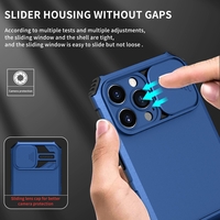 Husa Defender cu Stand pentru iPhone 12 Pro, Albastru, Suport reglabil, Antisoc, Protectie glisanta pentru camera, Vafy