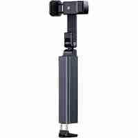 Suport pentru Telefon Mobil, Flippy, Portabil, Pliabil, Telescopic, Rotativ, din Plastic, Negru