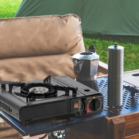 Aragaz portabil camping sau rulote, pentru cartuse cu gaz, 2500W, 34x26x9cm