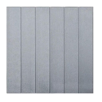 Set 10 Placi Tapet 3D, Vafy, 70 x 70 cm, Grosime 3 mm, din Rasina, Tip Placi de Lemn, Suprafata Acoperita 4.9 mp, Gri