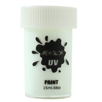 Vopsea pentru Fata si Corp, Flippy, cu Pigment Fosforescent UV, 15 ml, Alb