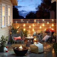 Ghirlanda luminoasa, LED, model Ariane, 10 becuri, 600cm, incarcare solara, lumina alb cald