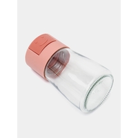 Dozator Condimente, Vafy, din Stilca, 180 ml, Rezistenta la Umidiate, 11.3 x 6.4 cm, Masura 5g, Roz