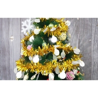 Beteala Craciun, Flippy, auriu, marimea: 2 m x 11 cm x 9 cm material:folie PVC, interior/exterior