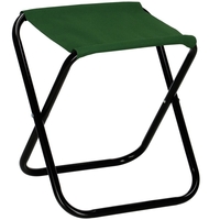Scaun pliabil pentru camping sau pescuit, cadru metalic, maxim 100 kg, 26x26x34 cm, verde