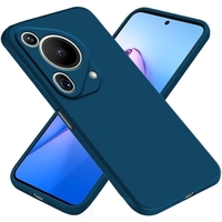 Husa de Protectie, Vafy, pentru Huawei Pura 70, Liquid Silicone, cu Microfibra pe Interior, Protectie Antisoc, Compatibil Incarcare Wireless, Albastru