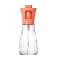 Pulverizator pentru Ulei, Vafy, Pulverizator din Sticla pentru Otet sau Alte Lichide, Simplu Reincarcabil, Multifunctionale, 17.3 x 5.6 cm, Capacitatea 170 ml, Roz