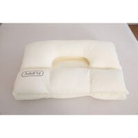 Perna Ortopedica 3 in 1, Vafy, Strat Dublu, Protectie Cervicala, pentru Adulti, 45 x 70 cm, Alb