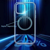 Husa protectie Vafy compatibila cu Apple iPhone 12 Pro Max Mag Safe Silicone Transparent