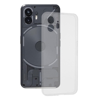 Husa de Protectie, Vafy, pentru Nothing Phone 2, TPU Protect Plus, cu Dust Plug, Transparent