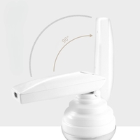 Aparat Pentru Curatat Scame, Par Si Praf, Vafy, Trimmer pentru Diferite Tipuri De Material, Cu Lame Din Otel Inoxidabil, Maner Flexibil, Incarcare Prin USB, 13x8 cm, Alb