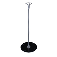 Suport de Masa pentru Baloane, Flippy, Accesoriu Decorativ, din Plastic, 70 cm, Transparent