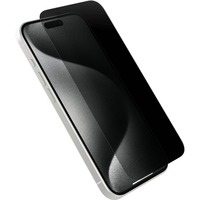 Folie Sticla Securizata, Vafy, Pentru Apple iPhone 16 Pro, Privacy Classic, 2.5D, Confidentialitate 30°, Negru Transparent