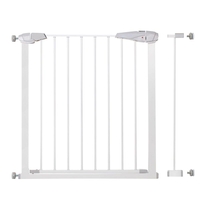 Poarta de siguranta Safety Gate pentru scari, ajustabila 83-92 cm, din otel, alba
