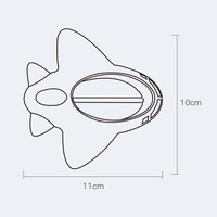 Termometru pentru Baie, Flippy, Plutitor, Rezistent la apa, Multifunctional, Model Avion, 11x10x4 cm, Roz