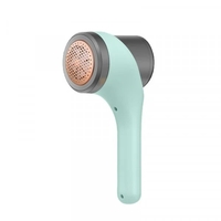 Aparat Scame si Par Haine, Vafy, Electric, USB inclus, Periuta Curatare, pentru Diferite Tesaturi, 3 Trepte, 20.5 x 8.8 x 7 cm, Verde