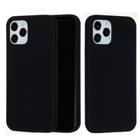 Husa protectie Vafy compatibila cu Apple iPhone 13 Pro Max Liquid Silicone Negru