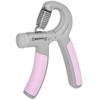 Flexor pentru exercitii antebrat, ajustabil, rezistenta 20-50kg, roz