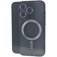 Husa de Protectie 2 in 1, Vafy, pentru Apple iPhone 15 Pro, Compatibila MagSafe, Magnetica, cu Protectie Lentila, din TPU, Negru
