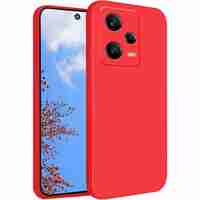 Husa de Protectie Matte TPU, Vafy, pentru Xiaomi Redmi 12 Pro, Protectie Camera, Antisoc, Antizgariere, Antialunecare, Acoperire Completa, Rosu
