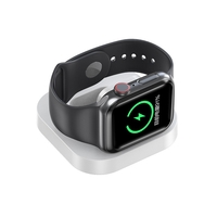 Incarcator Wireless pentru Smart iWatch, Vafy, Compatibil cu Apple iWatch 1/9, Magnetic Charger, Interfata TYPE-C, 3W, 7.5 x 7.5 x 1.2 cm, Pliabil, Alb