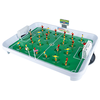 Joc fotbal de masa cu jucatori pe arc, set complet cu 22 figurine si tabla de scor, 50x37x13 cm