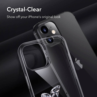 Husa TPU pentru iPhone 14 Plus, Vafy, Silicon, Protectie Antisoc, Transparenta