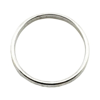 Inel pentru Dama, Jolie, Inel din Argint 925, Tip Verigheta, Marimea 46, 14 mm, Argintiu