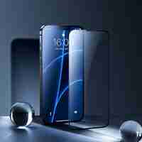 Folie de Protectie, Flippy, pentru iPhone 15, Tempered Glass 6D, Full Cover, Margini Negre, Transparent