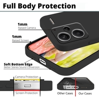 Husa de Protectie, Vafy, pentru Xiaomi Redmi Note 13 Pro Plus 5G, Liquid Silicone, cu Microfibra pe Interior, Protectie Antisoc, Compatibil Incarcare Wireless, Negru