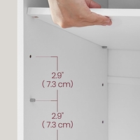 VASAGLE Pantofar cu banca cu 12 compartimente si perna, sarcina 136 kg, 104x30x48 cm, alb