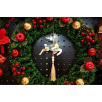 Ornament brad, Flippy, Ren, Auriu, Lucios, 10*25CM, Acril, Interior/ Exterior