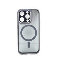Husa de Protectie Compatibil cu iPhone 16 Pro, Vafy, Incarcare Wireless, Tehnologie Magsafe, Carcasa din TPU/ PC, Protectie Camera, Antisoc, Antizgariere, Gri