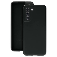 Husa protectie Vafy pentru Samsung S21 FE Liquid Silicone Negru