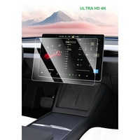 Folie de Sticla Securizata, Flippy, Compatibila cu Tesla Model 3 / Tesla Model Y, Ecran Frontal, Anti Blue-Ray, 4K Ultra HD, Anti-amprenta, 2.5D, Transparent