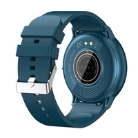 Ceas smartwatch si bratara fitness Vafy ZL02D, oxigen, ritm cardiac, pedometru, notificari, IP67, Compatibil cu Android/iOS, vibratii, multi sport, Albastru inchis
