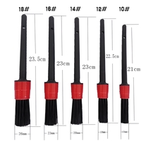 Set 17 Accesorii pentru Curatare Auto, Flippy, Interior si Exterior, 4 Capete pentru Bormasina, 5 Pensule, 3 Perii, 1 Laveta, 1 Manusa, 1 Perie