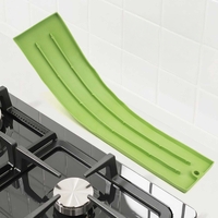 Suport Scurgere Vase, Vafy, din Silicon, Anti-alunecare, 30 x 8 x 1 cm, Verde
